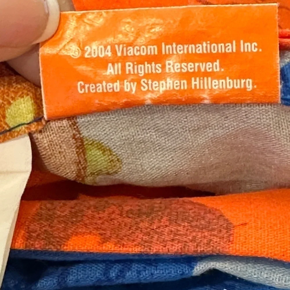 Nickelodeon SpongeBob SquarePants 2004 Viacom Intl Full Sheet Flat‎ Only